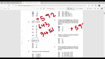 CXC / CSEC  Mathematics