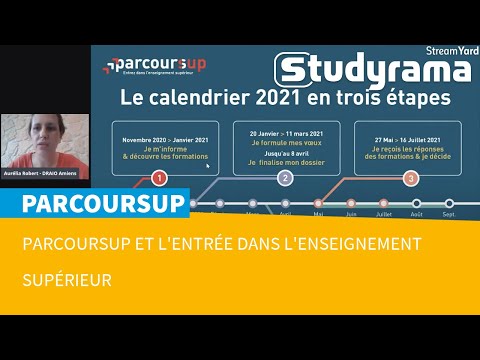 Parcoursup et l'entrée dans l'enseignement supérieur