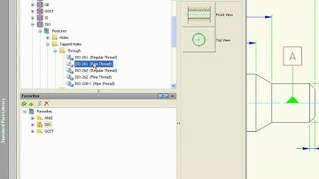 Standard Part Favorites - AutoCAD Mechanical 2011