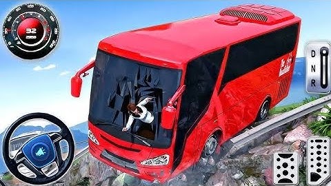 Offroad Coach Bus Driving 2025 - Real Uphill Bus Drive 3D Simulator - Android GamePlay #2