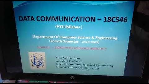 Data communication, error detection