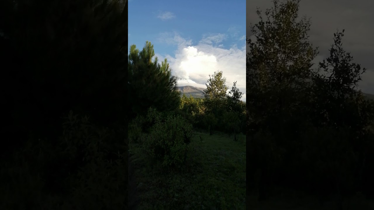 Paseo por las faldas del volcán Popocatepetl