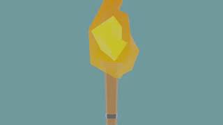 Low Poly Torch Animation