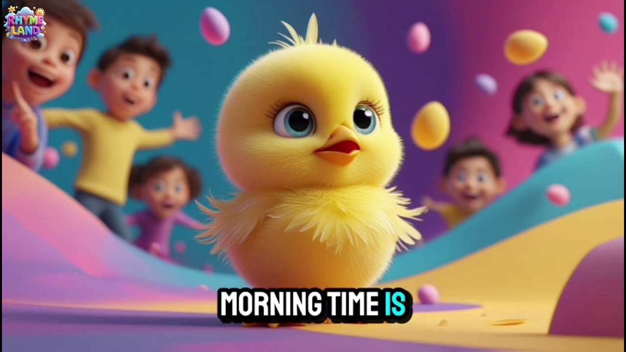 Happy Chicken Playing with Children | Cute Nursery Rhyme | Rhyme Land