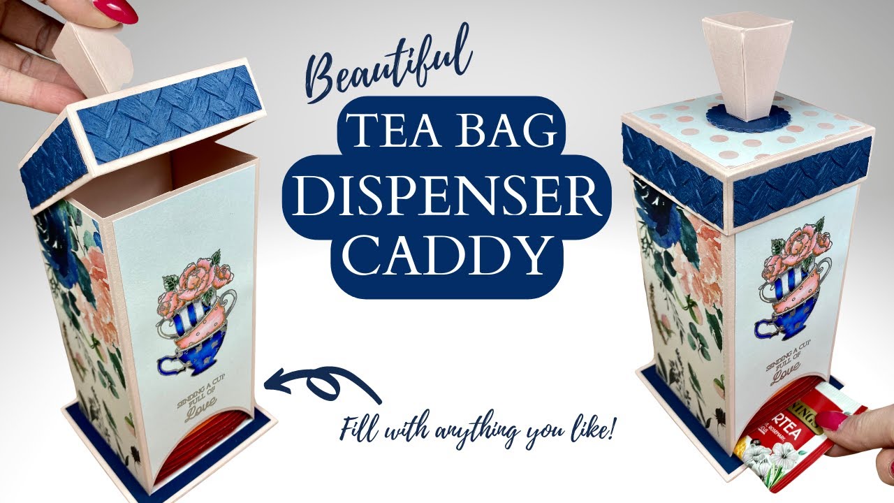 Beautiful Tea Bag Dispenser Storage Box YouTube