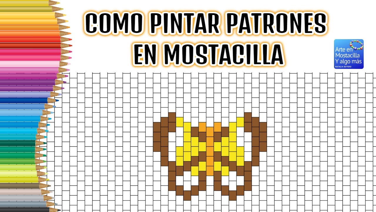 COMO PATRONES EN MOSTACILLA USANDO HOJA PLANTILLA/ CREAR MOSTACILLA/DIBUJAR PATRONES -