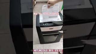 Máy hủy giấy GBC ShredMaster M515 và cách sử dụng