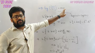 TS ECET 2020  maths Laplace  transforms question paper explanation