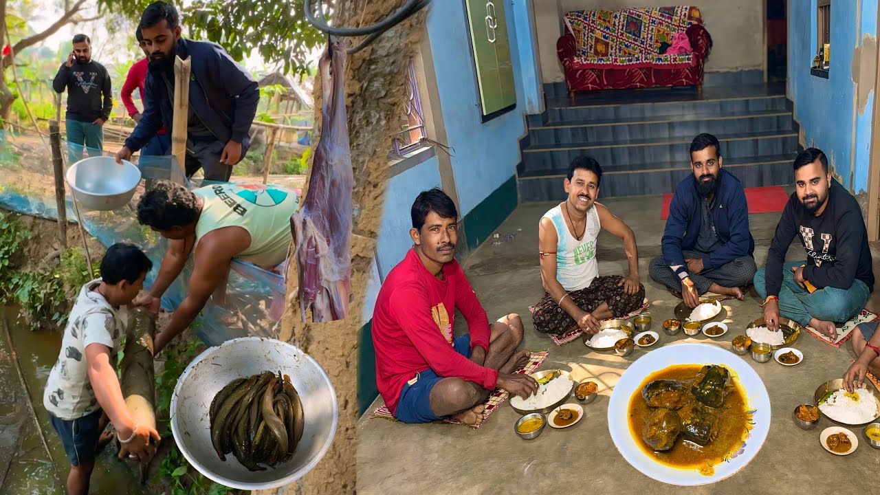 ভাবতে পারিনি এরকম করে এতগুলো মাছ পাবো 😍| রানাঘাট থেকে আসা দুই দাদাকে নিয়ে জমিয়ে খাওয়া দাওয়া ||