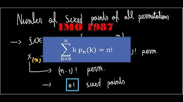Master This Classic IMO Problem: Counting Permutations with Fixed Points