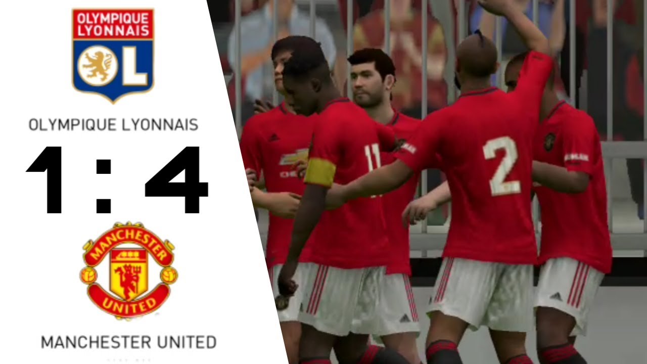OLYMPIQUE LYONNAIS VS MANCHESTER UNITED 1 4 YouTube