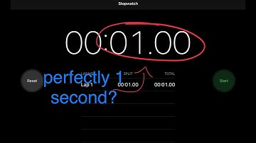 try to get perfectly 1 second in stopwatch