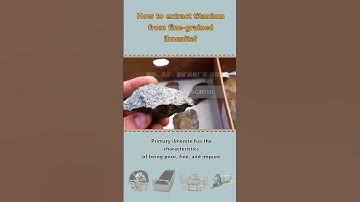 How to extract titanium from fine-grained ilmenite?