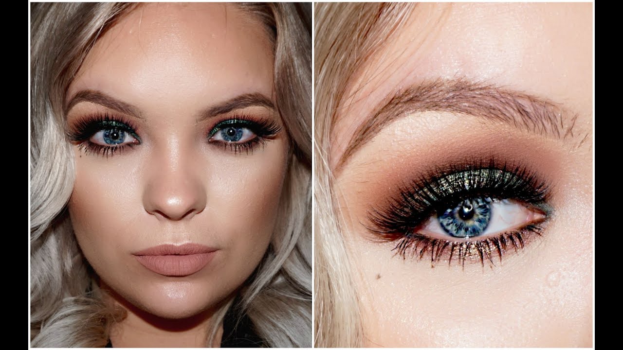 Sultry Green Smokey Eye Makeup Tutorial | Brianna Fox