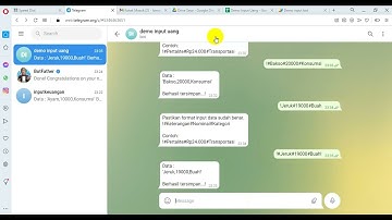 ASYIK! Bisa Input data Ke Google Spreadsheet menggunakan Telegram Otomatis dan Realtime