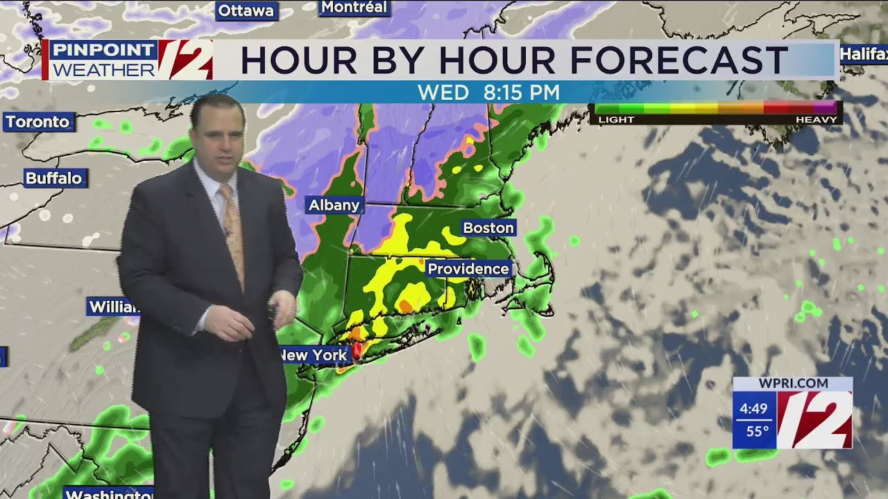 WPRI 12 Weather Forecast for 12/17/24: Rain to Sun Today - YouTube