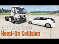 MAN TGS vs Cherrier Vivace | Head-On Collision | Slow Motion Crash Test