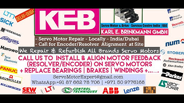 KEB Servo Motor Encoder Resolver Repair India Dubai UAE Oman Bahrain Kuwait Qatar Saudi