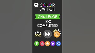 Color switch challenge 100 completed