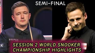 kyren Wilson vs David Gilbert Session 2! World snooker championship 2024 Semifinal by Punjab snooker 3,636 views 3 weeks ago 12 minutes, 45 seconds