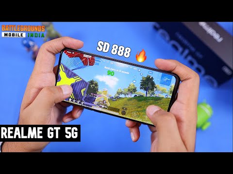 Realme GT 5G BGMI PUBG Gaming Test with FPS & Heating | SD 888 + 90FPS = 🔥🔥?