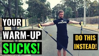Your Warm-Up Sucks! Try This Instead! | Upper Body Sled Warm-up