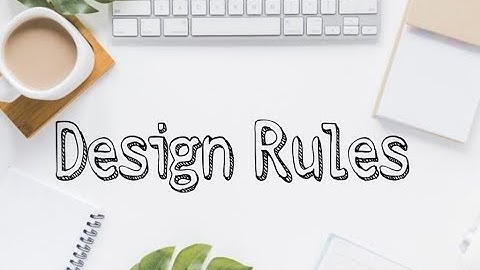 Interaksi Manusia dan Komputer - Design Rules