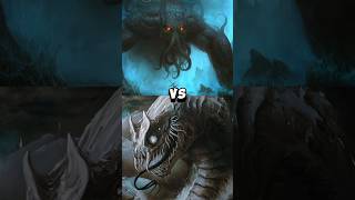 Chuthulu Vs Leviathan, Megalodon, Unidentified Sea Monster,Eel Gran Maja