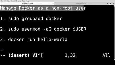 [Kali] Manage Docker as a non-root user