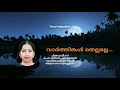 Varthinkal thellalle(Dreams)Vinod  velayudhan