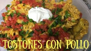 Tostones Con Pollo