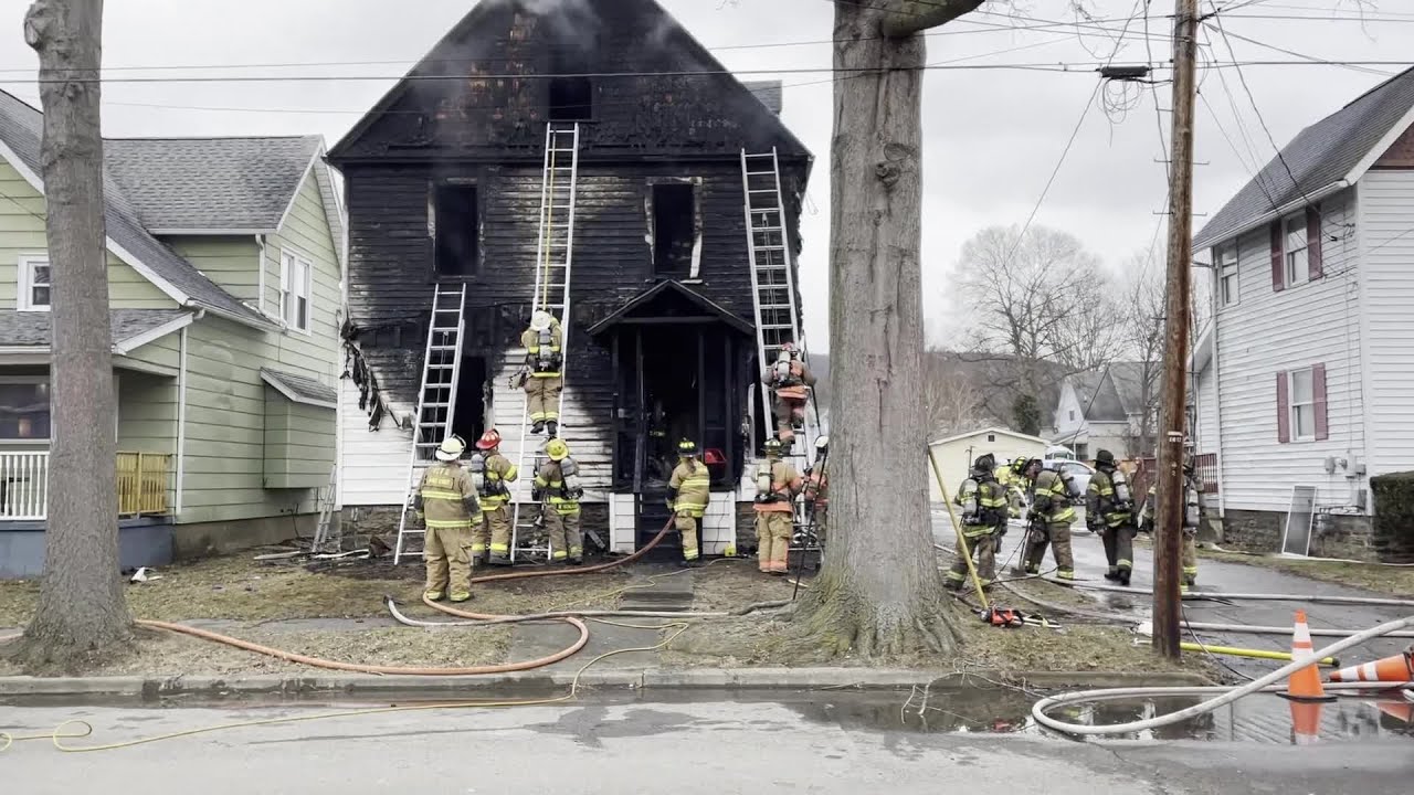 House fire in Corning YouTube