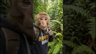 monkey bhai with jungle #ai #funny #trending #viral #aivideos #youtubeshorts #funnyanimals