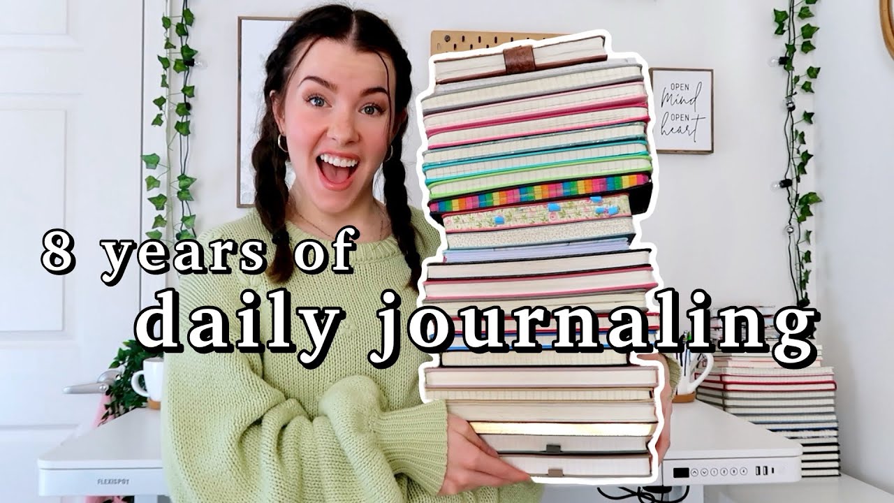 I've journaled every day for 8 YEARS | daily journaling 8 years (it's ...