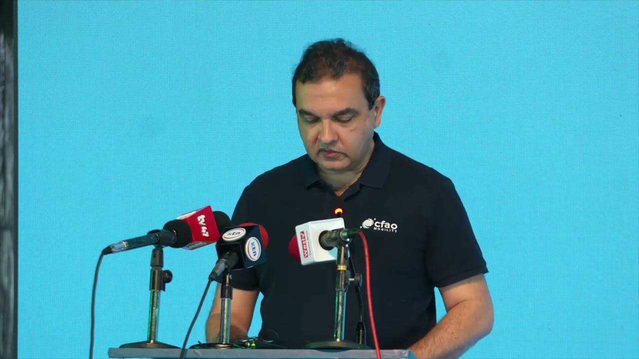 Sarfraz Premji, GM, Sinotruck, during launch of quality light and medium duty trucks in Kenya