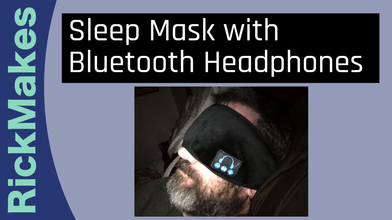 Sleep Mask with Bluetooth Headphones YouTube