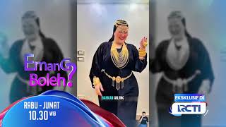 surprise di hari pernikahan? Dan siapa artis cilik yang mendunia? EMANG BOLEH Rabu- Jumat 10.30 wib