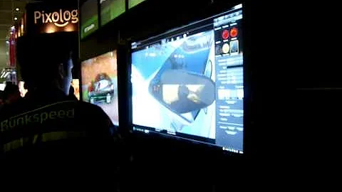 Bunkspeed SHOT Demonstrated Live on PQ Labs Touch Screen running on BOXX XXteme workstation