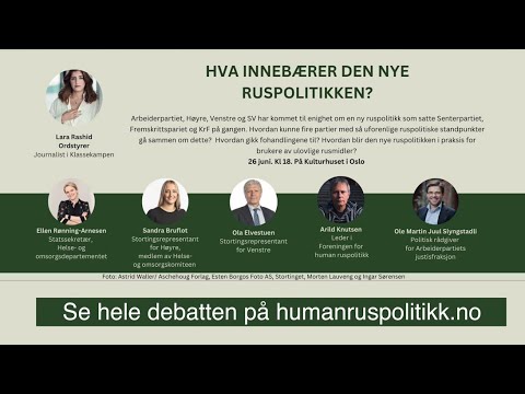 Hva innebærer den nye ruspolitikken?