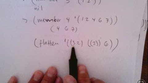 Lisp Programming Exercises