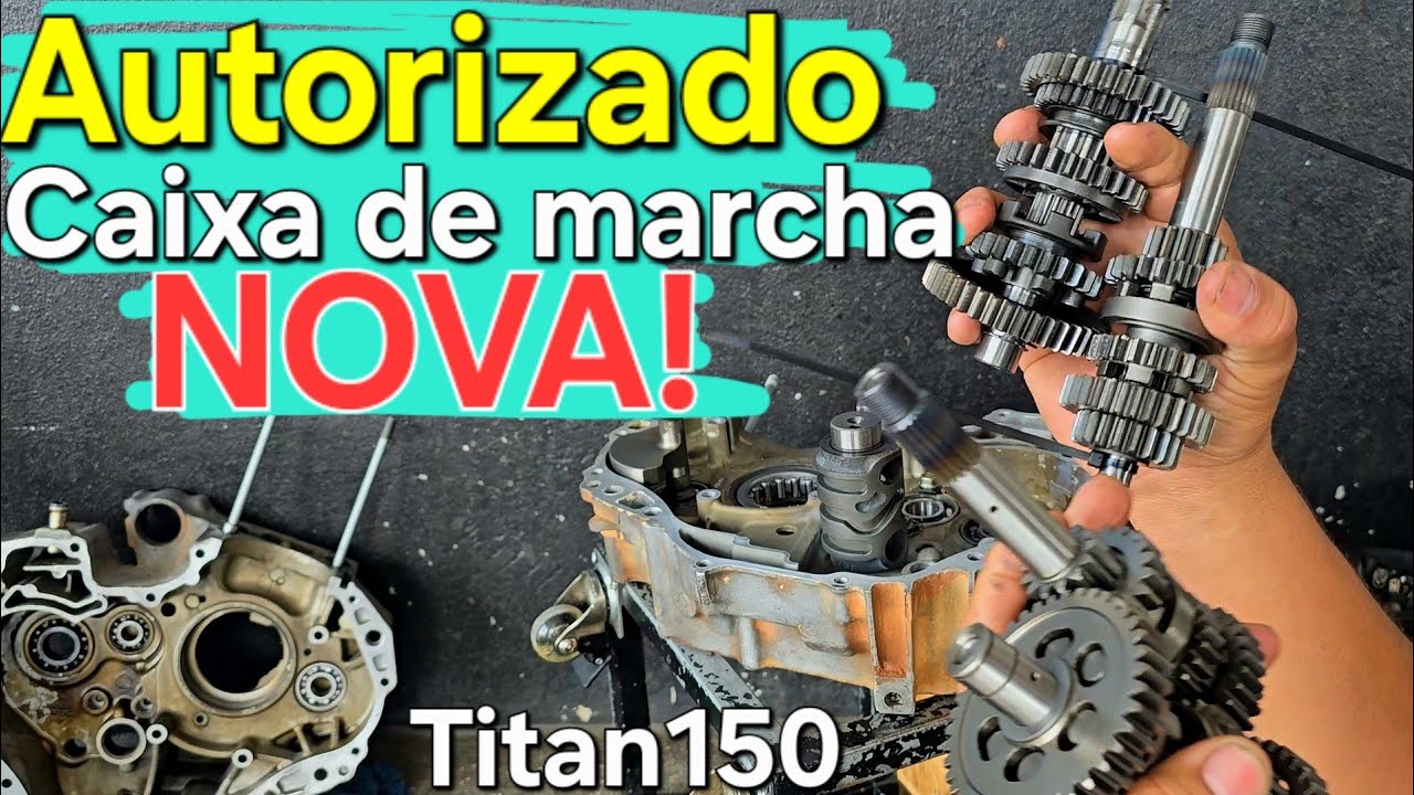 Dono autorizou colocar caixa de marcha completa paralela na Titan150