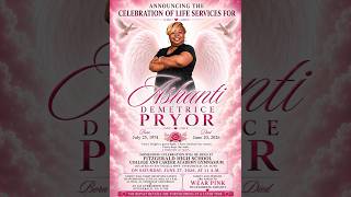 Celebration of Life for Ashanti Demetrice Pryor