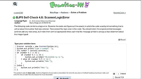 Java Practice It || 4.8 ScannerLogicError || if/ else statement, input, scanner, errors