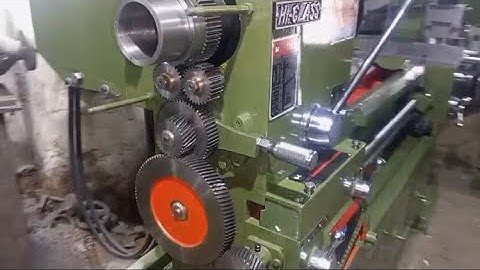 How to make fainal fitting lathe machine Techical machine #machinelearning #technology #trending