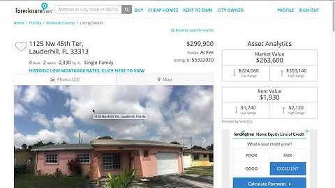 How To Find "As Is Deals" properties on foreclosure com Video