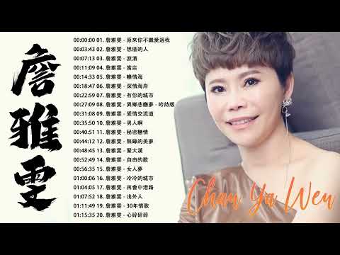 【詹雅雯 - Chan Ya Wen】老歌会勾起往日的回忆 - 詹雅雯最好听的金曲 《貪心 , 心情歌路 , 淚酒 , 深情海岸 》台湾最经典的歌曲 ❤ Taiwanese Old Songs