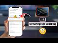 How to Fix USB Tethering Not Working on Android | 100% Working Internet Sharing Fix