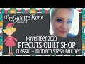 Precuts Quilt Shop | November 2020 Classic Box + Modern Stash Builder Unboxing