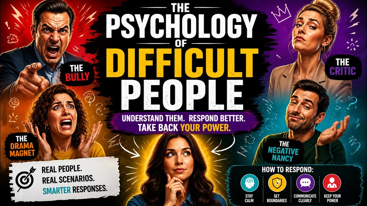 The Psychology of Difficult People 🧠Why They Behave This Way & How to Respond