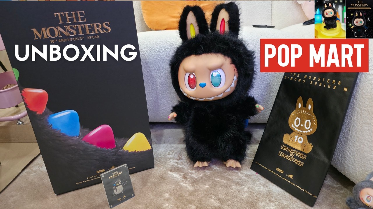 Распаковка лучших игрушек Zimomo Labubu The Monsters - 10th Anniversary Series III.
